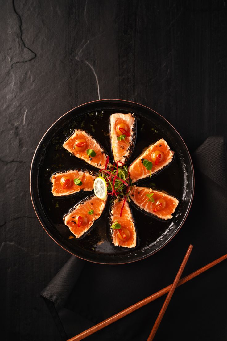 Salmon Sashimi Bloom
